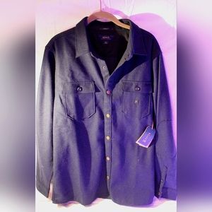 NWT MENS ROARK JACKET/FLANNEL!